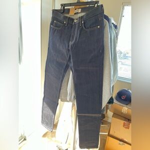 Naked and famous super guy size 34 standard slub 13 oz rope dyed Japanese denim
